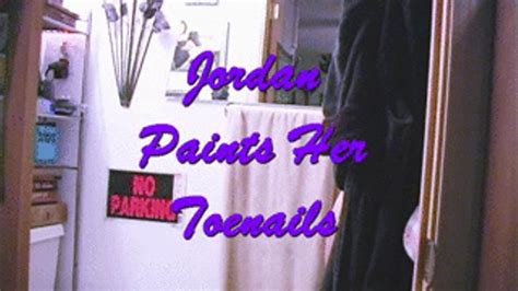 NAKED TOENail Painting JORDANA RAMA Fetish Clips Clips Sale