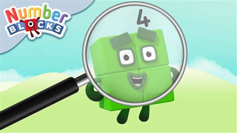Numberblocks Can You Find Four Number Spotting Challenge