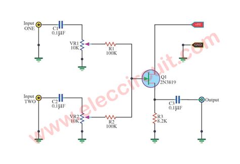 ☑ Frequency Mixer Circuit Using Transistor