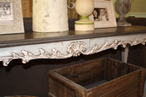 French Country Sofa Table Eclectic Atlanta By Arborwoods Manor