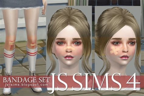 Js Sims 4 Bandage Set Sims 4 Downloads