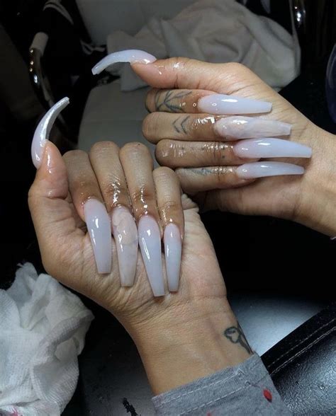 Pin By 222 ☁️ On Nails In 2020 Long Gel Nails Long Acrylic Nails Luxury Nails