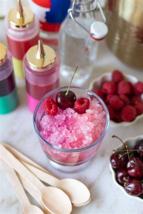 Boozy Snow Cones For 4th Of July Real Fruit Snow Cone Syrups Snow