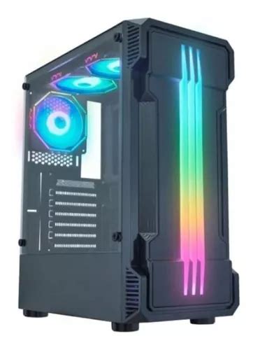 Gabinete Gamer RGB Neologic Preto NL C9301B RGB Unica Escorrega o Preço