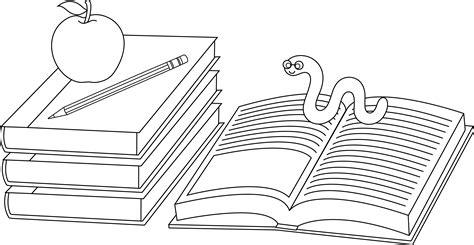 Bookworm Coloring Pages Printable Coloring Pages