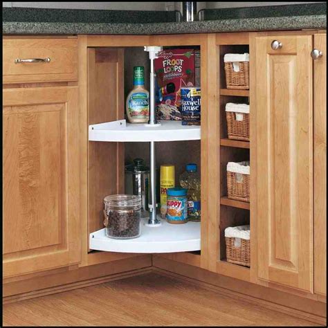 To find the size you need, measure from the back of the cabinet to just inside the front and subtract 2 inches. Lazy Susan for Corner Cabinet - Home Furniture Design