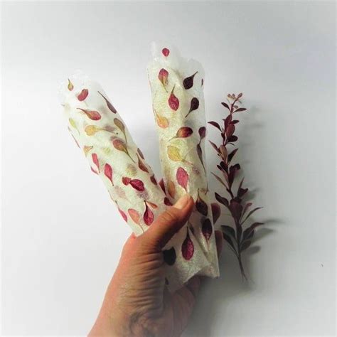 Handmade Nature Leaves Wrapping Paper Leaf Texture Paper Etsy Dry