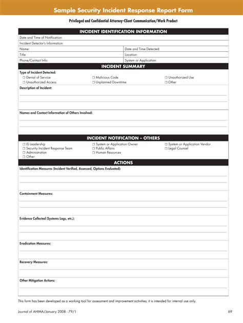 Security Incident Report Pdf Form Fill Out And Sign Printable Pdf