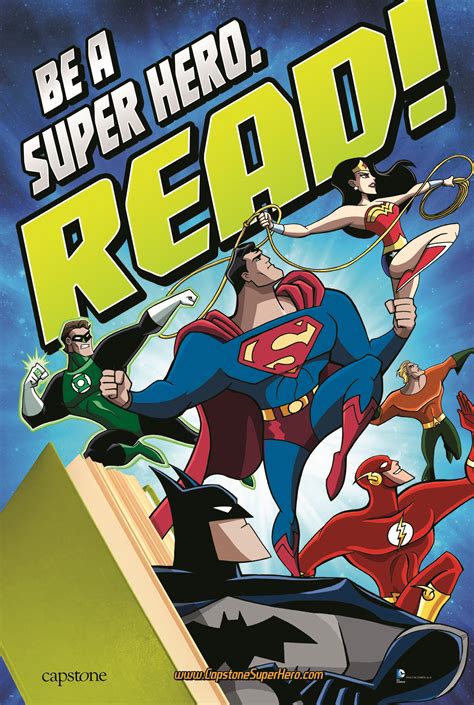Be A Super Hero Read Poster Capstone Super Hero Library Book