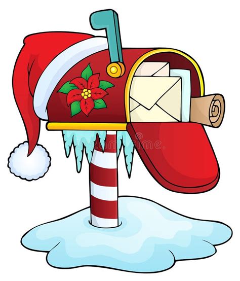 Christmas Mailbox Theme Image 1 Stock Illustrations 2 Christmas