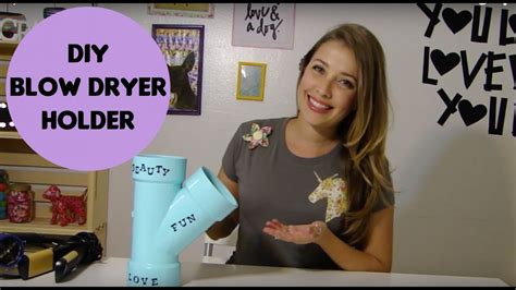 ( i love this im gonna get me one, i just love this thing its so cute). DIY - Blow Dryer Holder - YouTube
