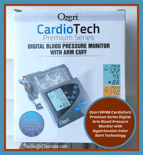Ozeri Bp4m Cardiotech Premium Series Digital Arm Blood Pressure Monitor