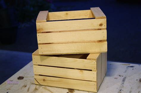Beingbrook Diy Mini Crate Building Tutorial Mini Crates Wood