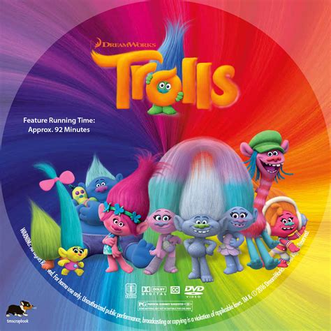 Trolls 2016 Covers Label Dvd Covers Cover Century Over 1000000