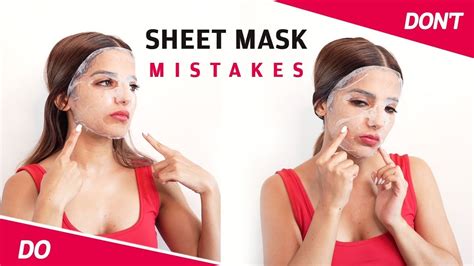 How To Use A Sheet Mask Correctly Sheet Mask Guide Sheet Mask Dos