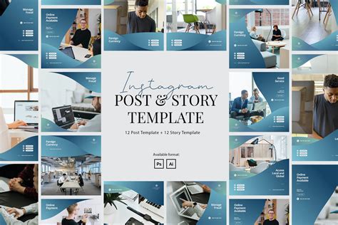 Elegant Corporate Instagram Template Peterdraw Studio