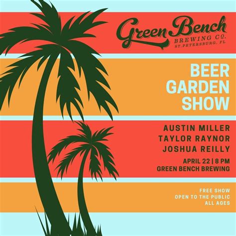 Bandsintown Taylor Raynor Tickets Green Bench Brewing Company Apr