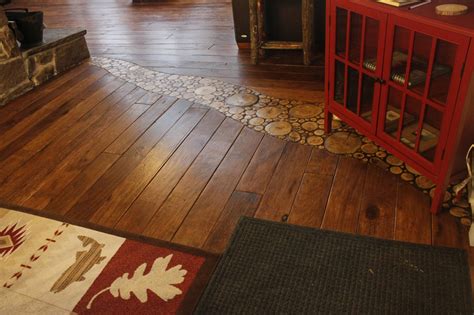 Don't miss this tutorial by the shabby creek cottage and also this one from little green. Installing An End Grain Flooring Inlay - Our Project Ideas