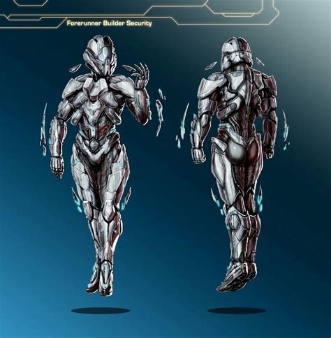 Halo Forerunner Builder Security Concept Weapons Armor Concept
