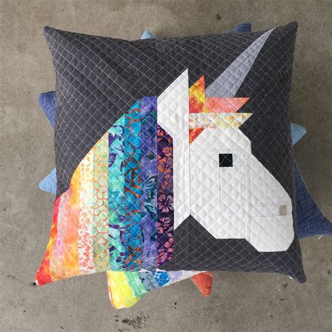 From Elizabeth Hartman New Lisa The Unicorn Patchwork Quilt Quilting
