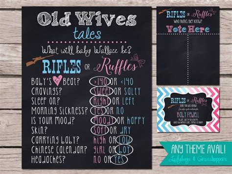 Rifles Or Ruffles Hunting Custom Gender Reveal Announcement Etsy