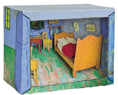 Ma chambre de van gogh. Mon Van Gogh en carton | Jeux & peluches | Le Dindon