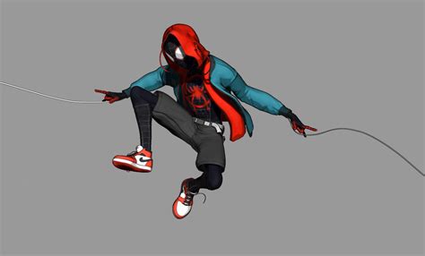 Miles Morales Spider Man Into The Spider Verse Fan Art Zbrushcentral