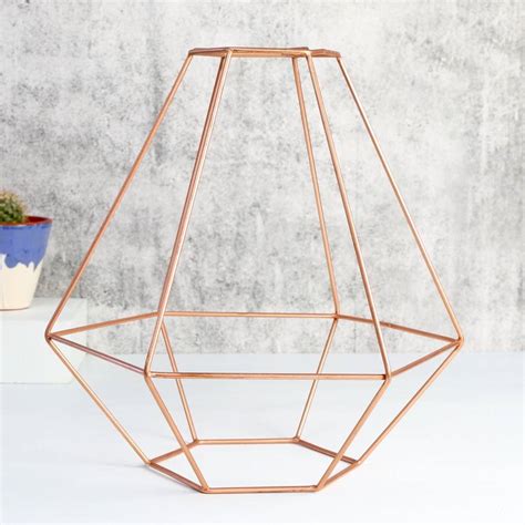 Geometric Copper Lamp Shade By Lisa Angel Homeware And Ts