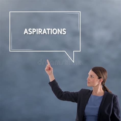 Aspirations Concept Business Concept Business Woman Stock Image