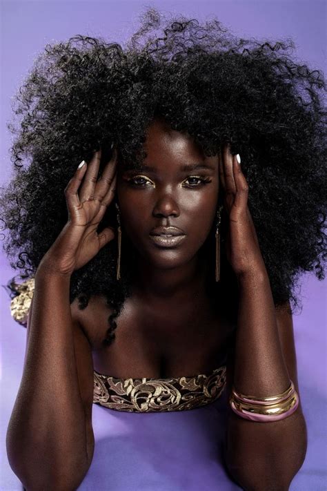 Natural Hair Look Book Dark Skin Models Dark Skin Girls Beautiful
