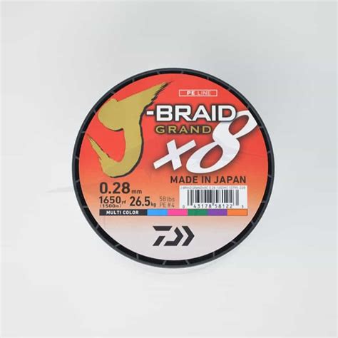 Daiwa J Braid Grand X8 1500m Line Leaders Braids PecheXtreme Com