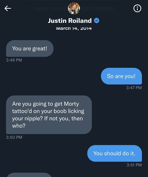 Rick And Morty Creators Leaked Dms Show Him Chatting Up 16 Year Old Girl