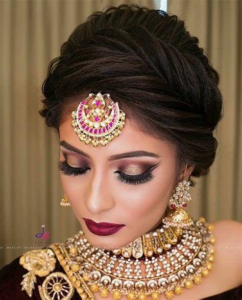 This Hair Style For Indian Wedding Party For Bridesmaids Stunning And
