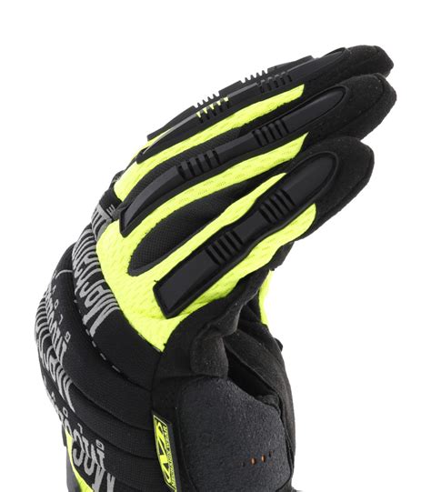 Hi Viz M Pact 2 Heavy Duty Impact Gloves Mechanix Wear
