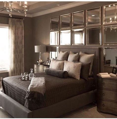 Mirrored Wall In Bedroom Wall Decor Bedroom Home Luxurious Bedrooms