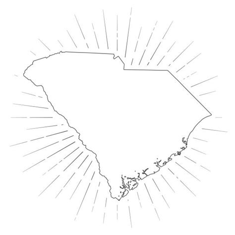 South Carolina Map Outline Stock Photos Pictures And Royalty Free Images