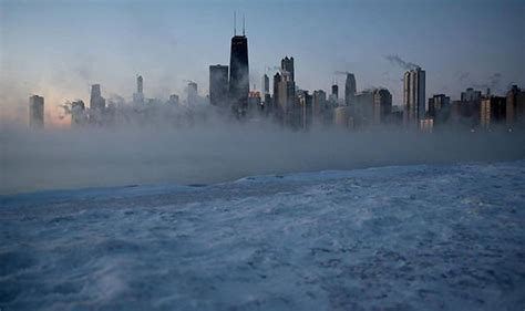Chicago Weather Rare Weather Phenomena Diamond Dust Appears In