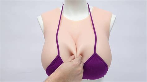 Silicone Big Fake Breast Youtube