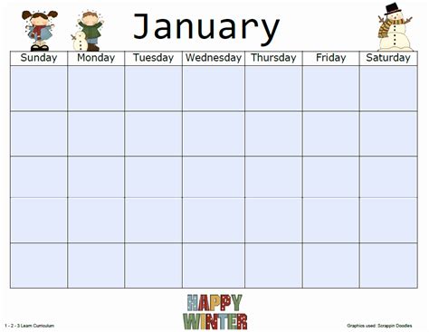 Blank Calendar To Fill In Fresh Best Free Printable Fill In Calendar