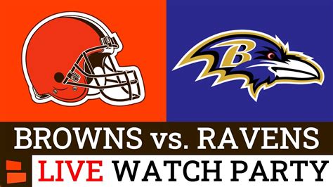 Browns Vs Ravens LIVE Streaming Scoreboard Free Play By Play Stats Highlights NFL Week