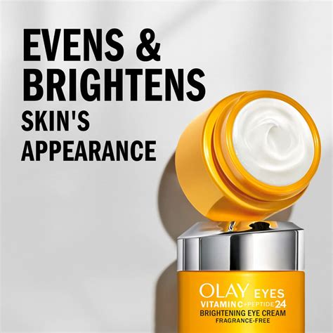 Olay Vitamin C Peptide 24 Brightening Eye Cream Fragrance Free Whip