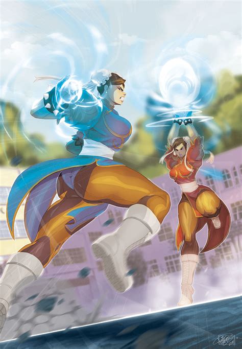 Chun Li Vs Chun Li Street Fighter Fan Art By T Rogers Game Art Hq