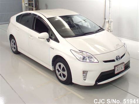2014 Toyota Prius Hybrid White For Sale Stock No 51941 Japanese