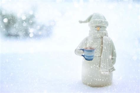 Free Stock Photo Of Snowman With Coffee Download Free Images And Free