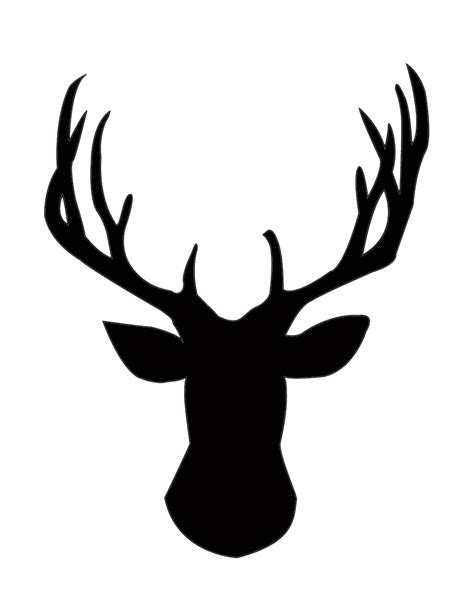 Deer Head Silhouette Outline At Getdrawings Free Download