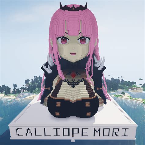 Calliope Mori Minecraft Monuments Happy Birthday Calli Hololive