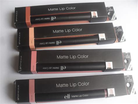 Glam Tropic Elf Studio Matte Lip Color Review And Swatches