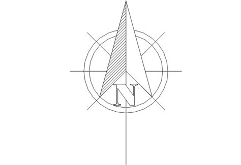 North Point Cad Autocad Blocks Symbols Arrow Dwg Drawing Architecture