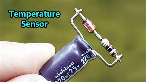 How To Make Low Cost Temperature Sensor Circuit Homemade Youtube