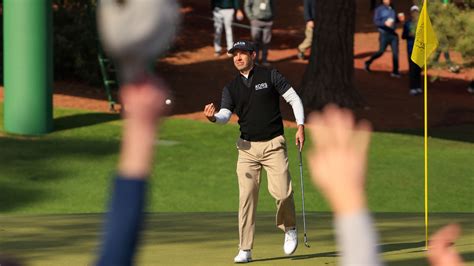 Masters Champion Charl Schwartzel Tosses His Ball To The Patrons After